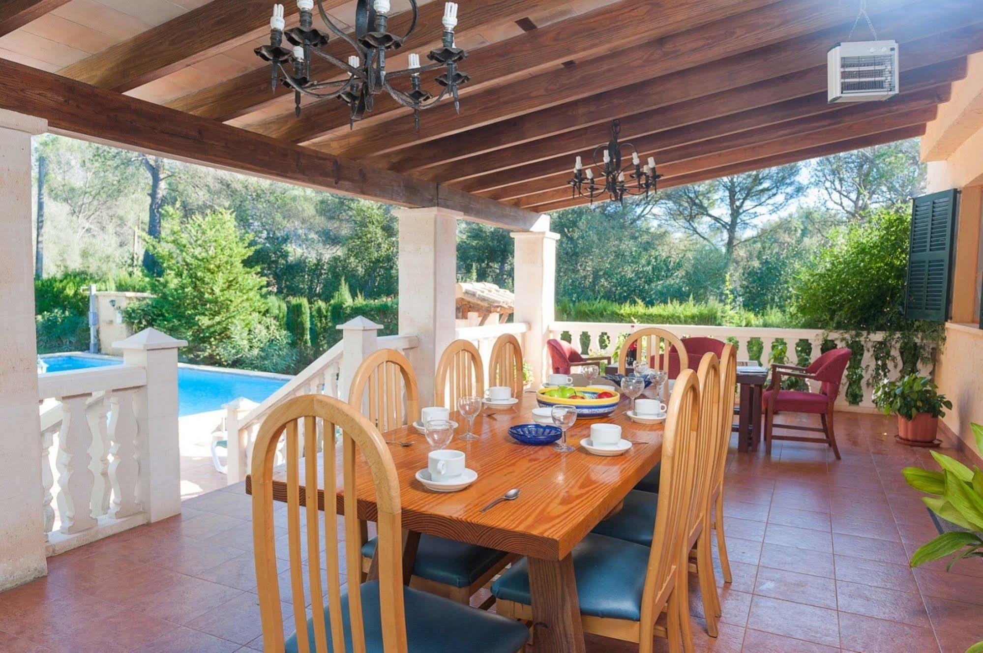 Els Pins Villa Crestatx Bagian luar foto