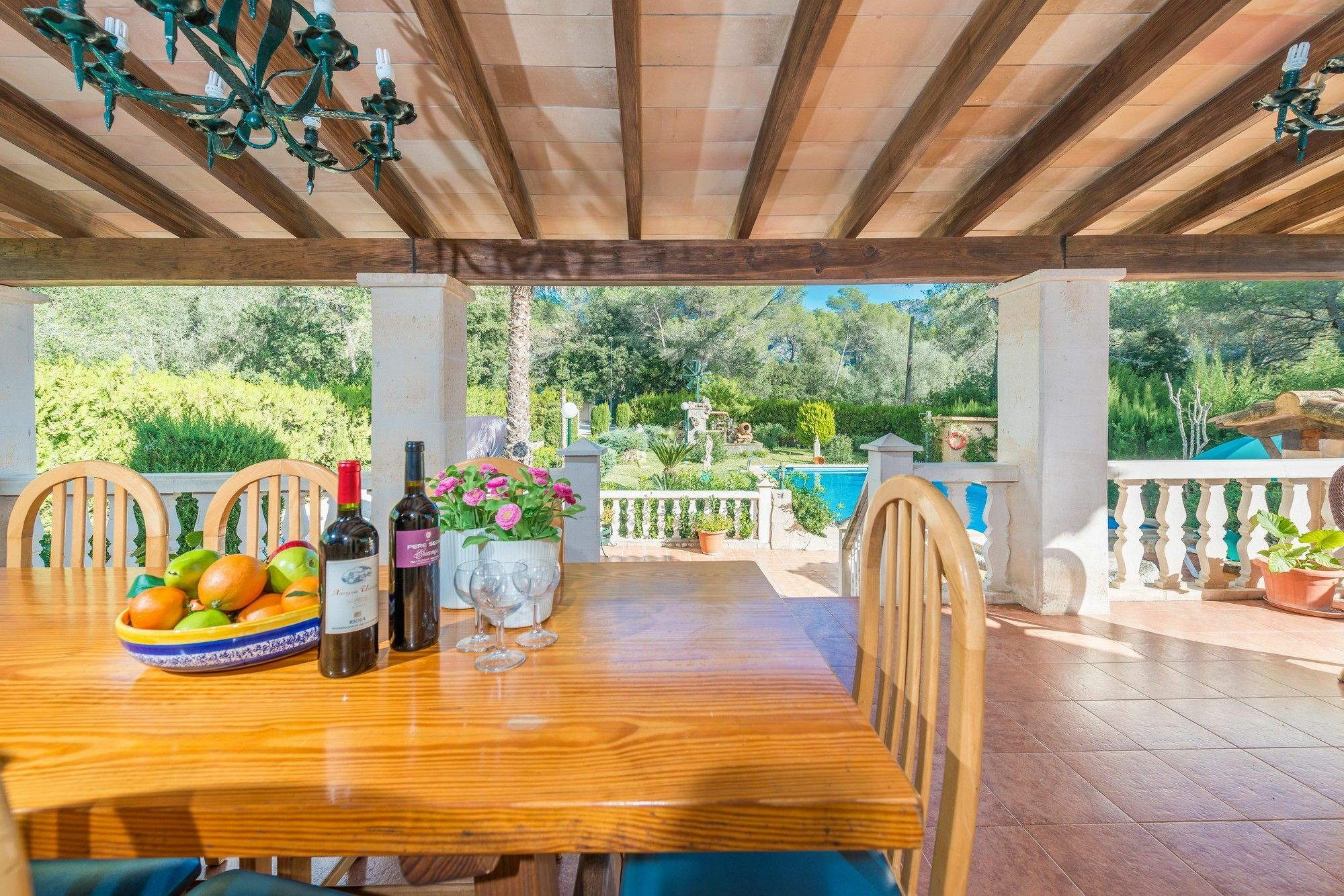 Els Pins Villa Crestatx Bagian luar foto
