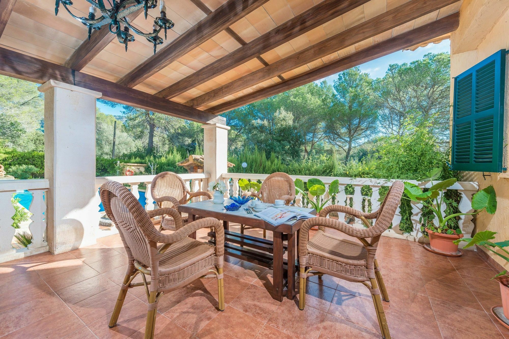 Els Pins Villa Crestatx Bagian luar foto